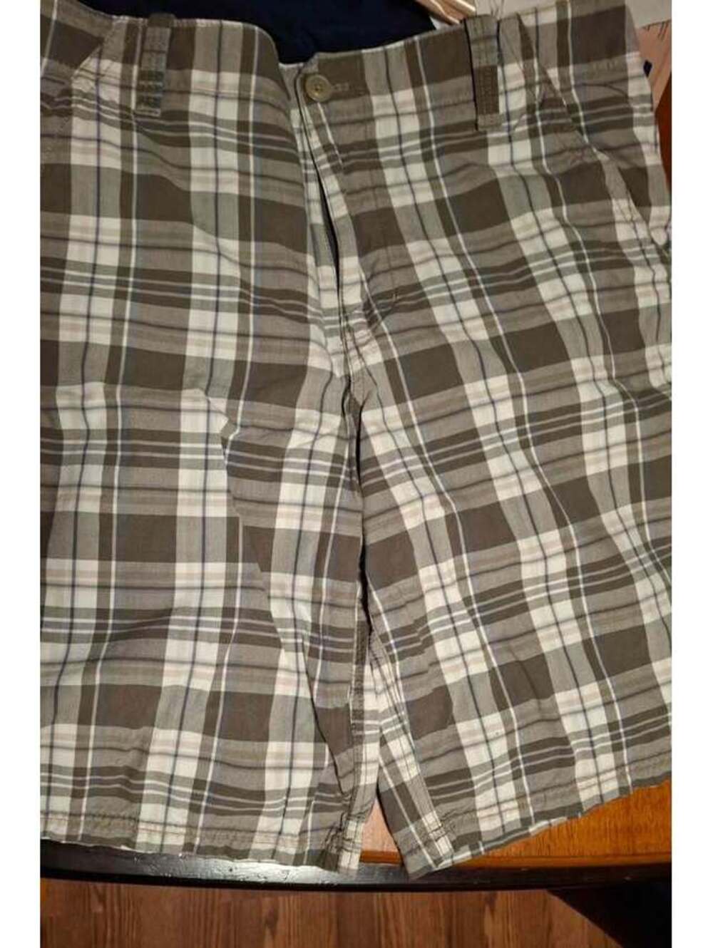 Longhorn Plaid Cargo Shorts